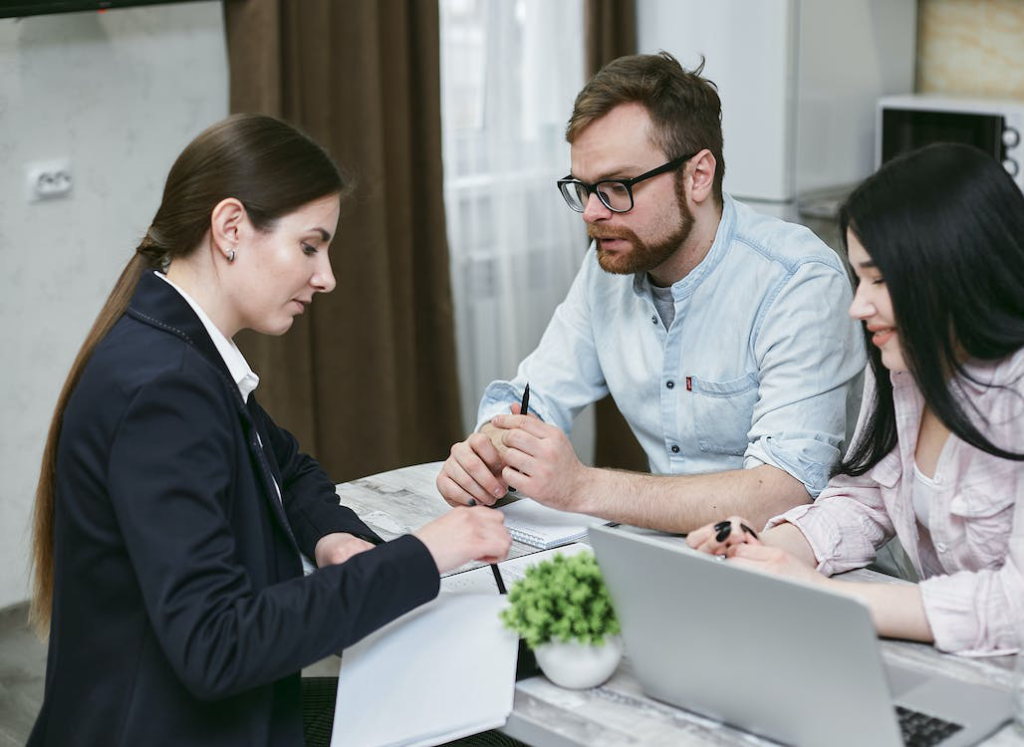 Lawyer With Client