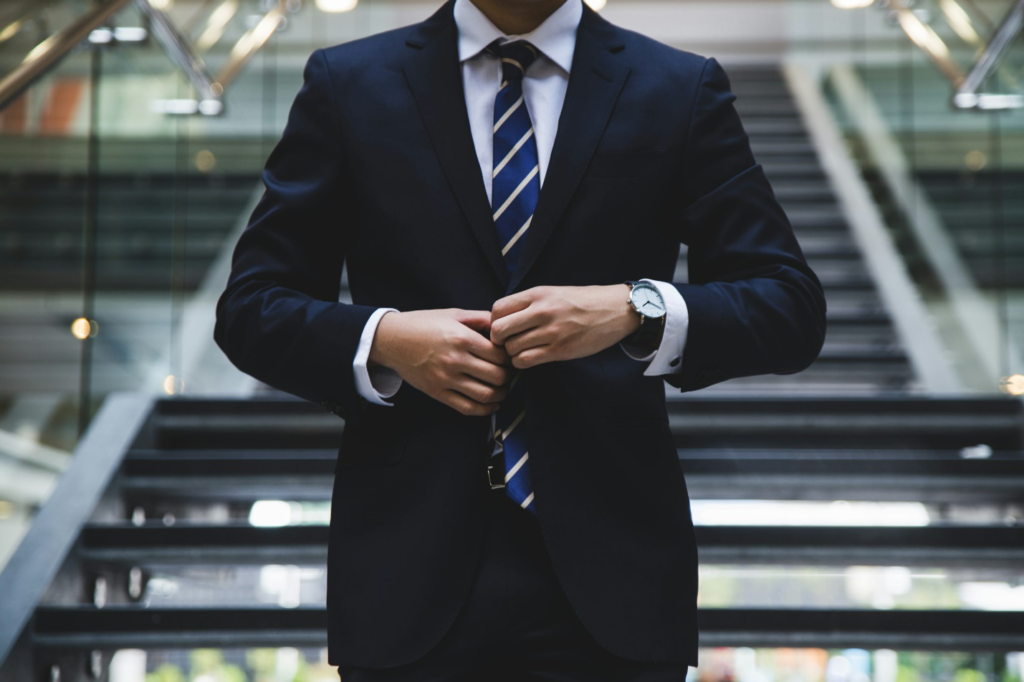 A man in professional clothing