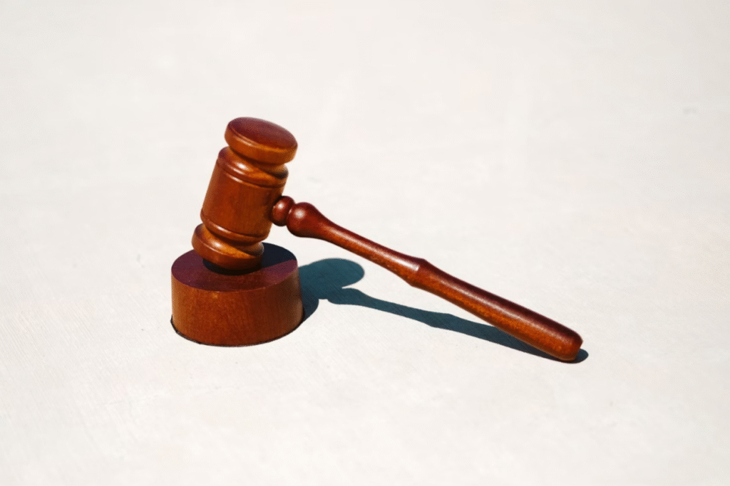 a wooden gavel indicating the impact of the legal system