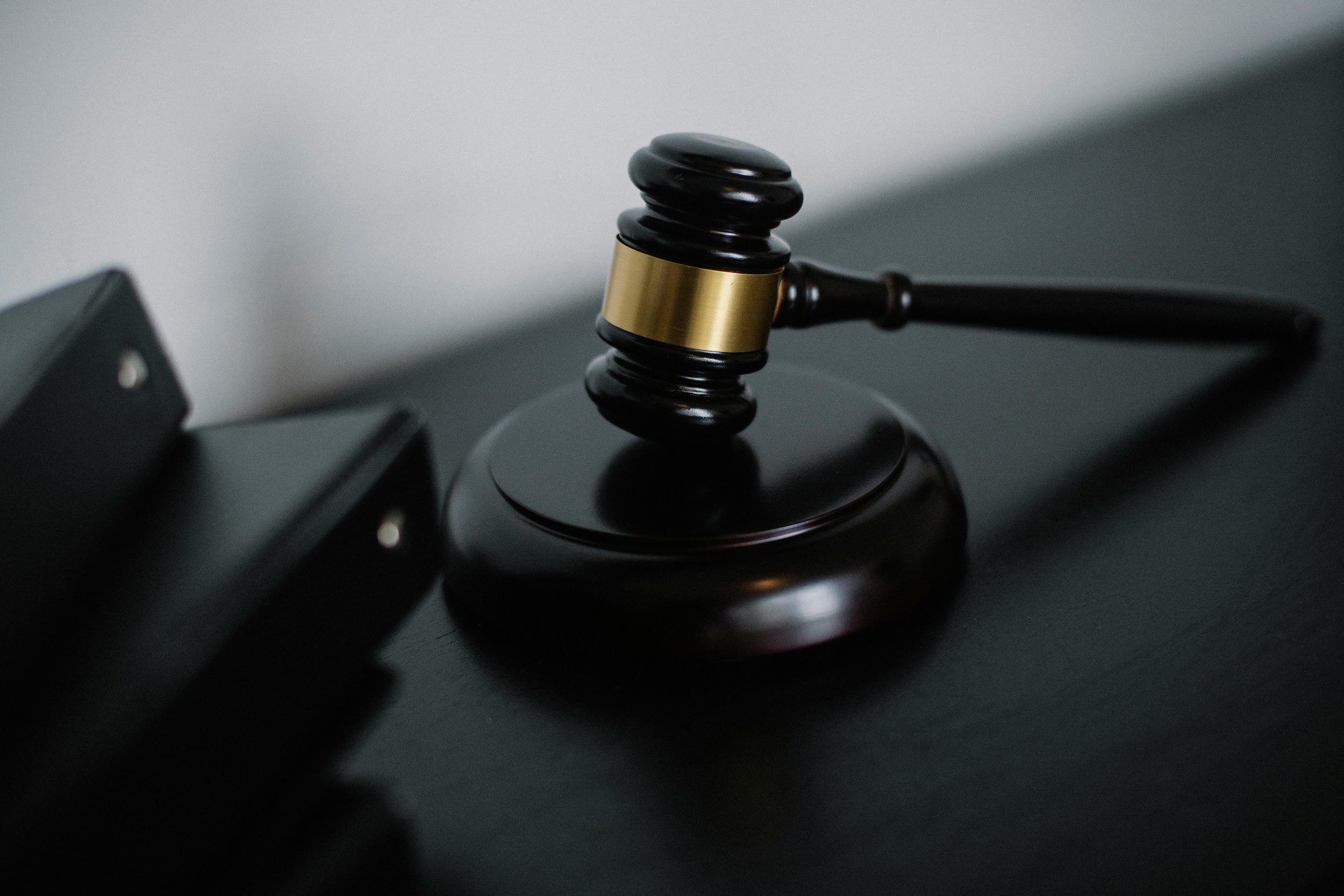 A wooden gavel