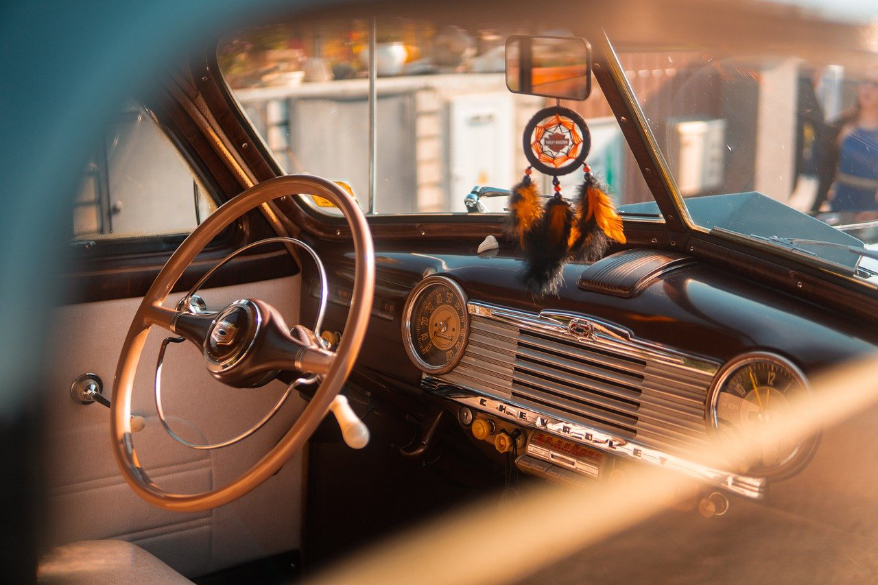 Interior of a car