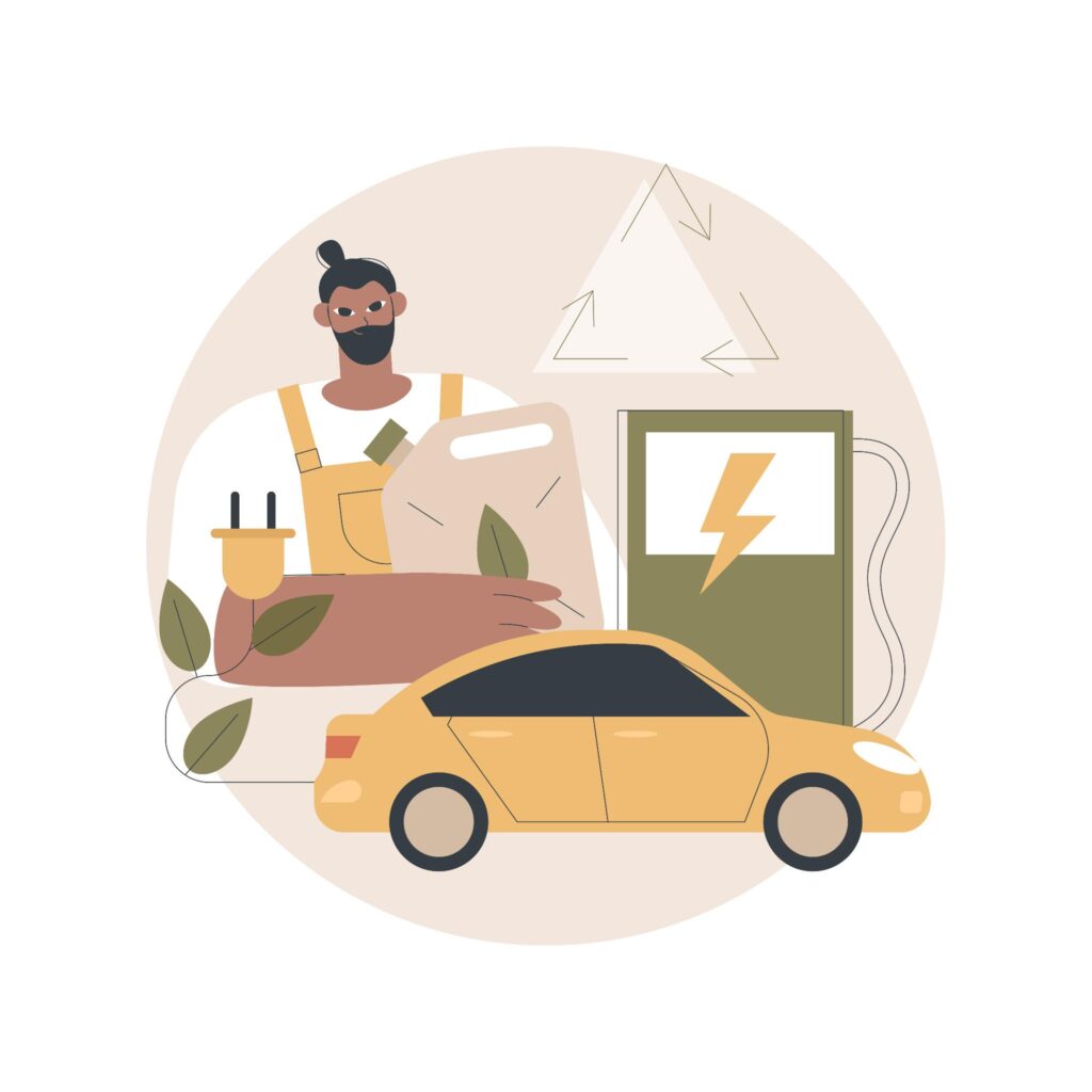 Person standing in front of a vehicle facing the threat of car repossession