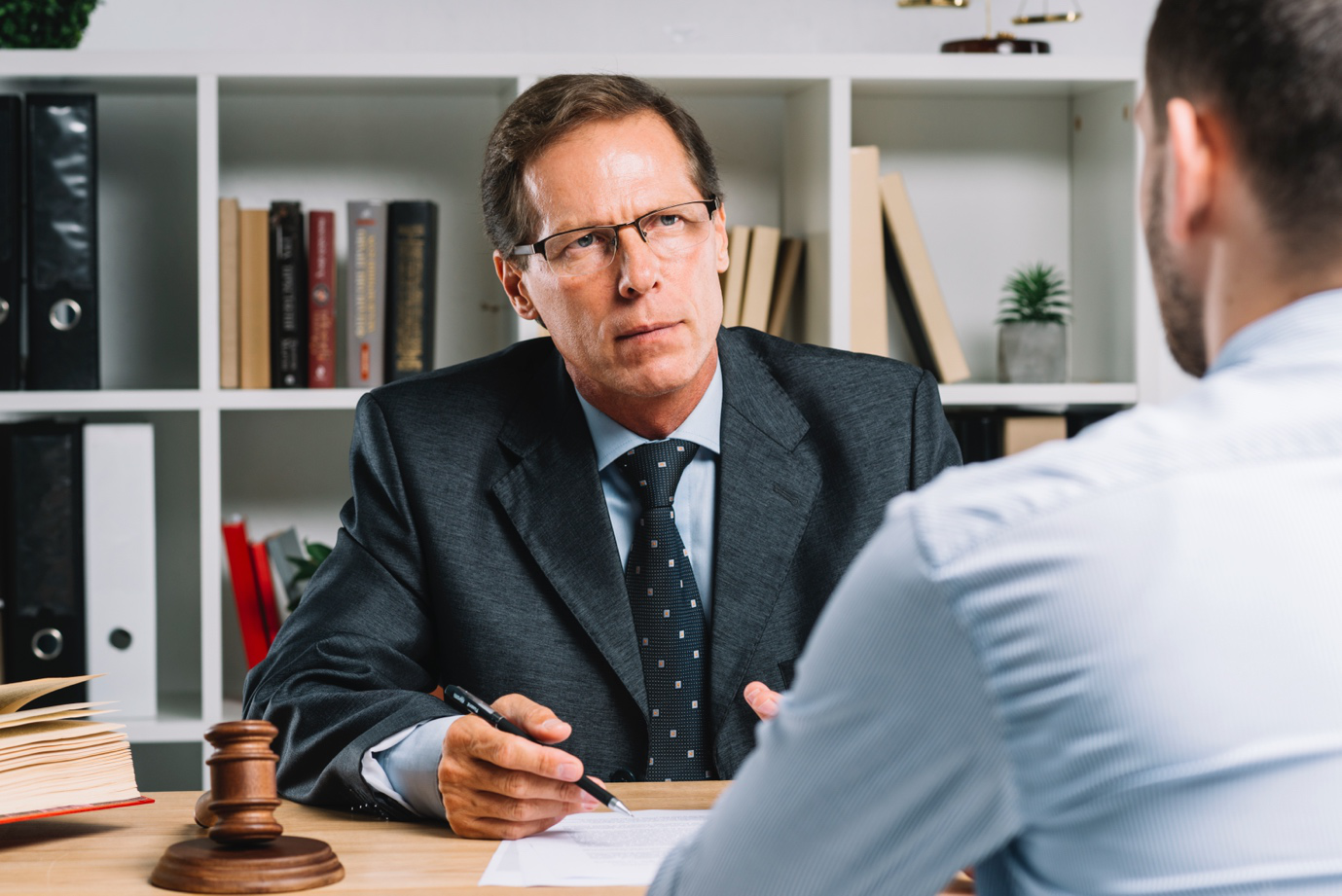 Attorney explaining Texas bankruptcy exemptions to a client